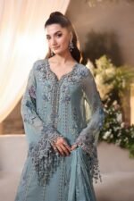 Maria B Chiffon 2026 | MPC-26-106-Slate Blue - Image 6