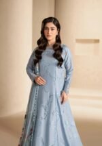 Elaf Ecraft Chikankari Chiffon Duppta 2026 | EHC-4B ALOE