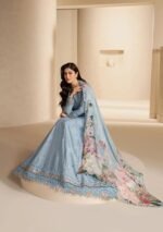 Elaf Ecraft Chikankari Chiffon Duppta 2026 | EHC-5B PACIFIC - Image 8