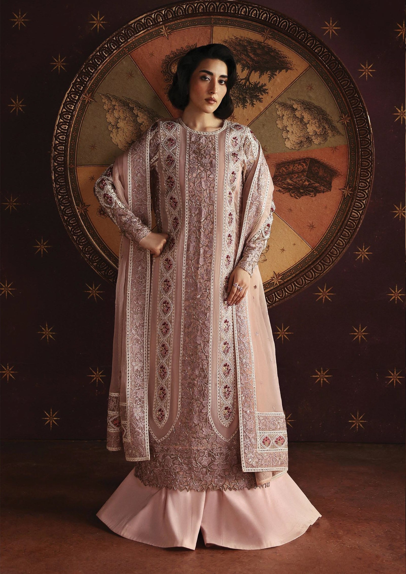 FWU-0072-2 Afrozeh La Fuchsia Formal Wear 2026 FWU-0072 Hermit