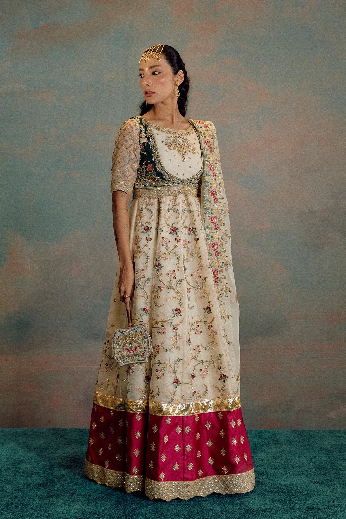 Kamiar Rokni Mahgul ready to wear suit front view