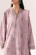 Qalamkar QPW-08 (B) Waniya embroidered detail