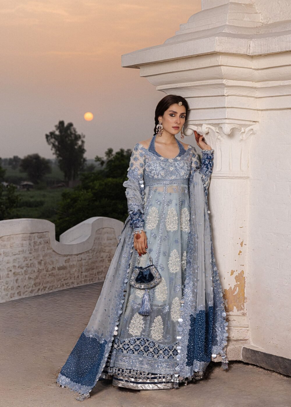 Hussain Rehar Mehtab ready to wear suit front view