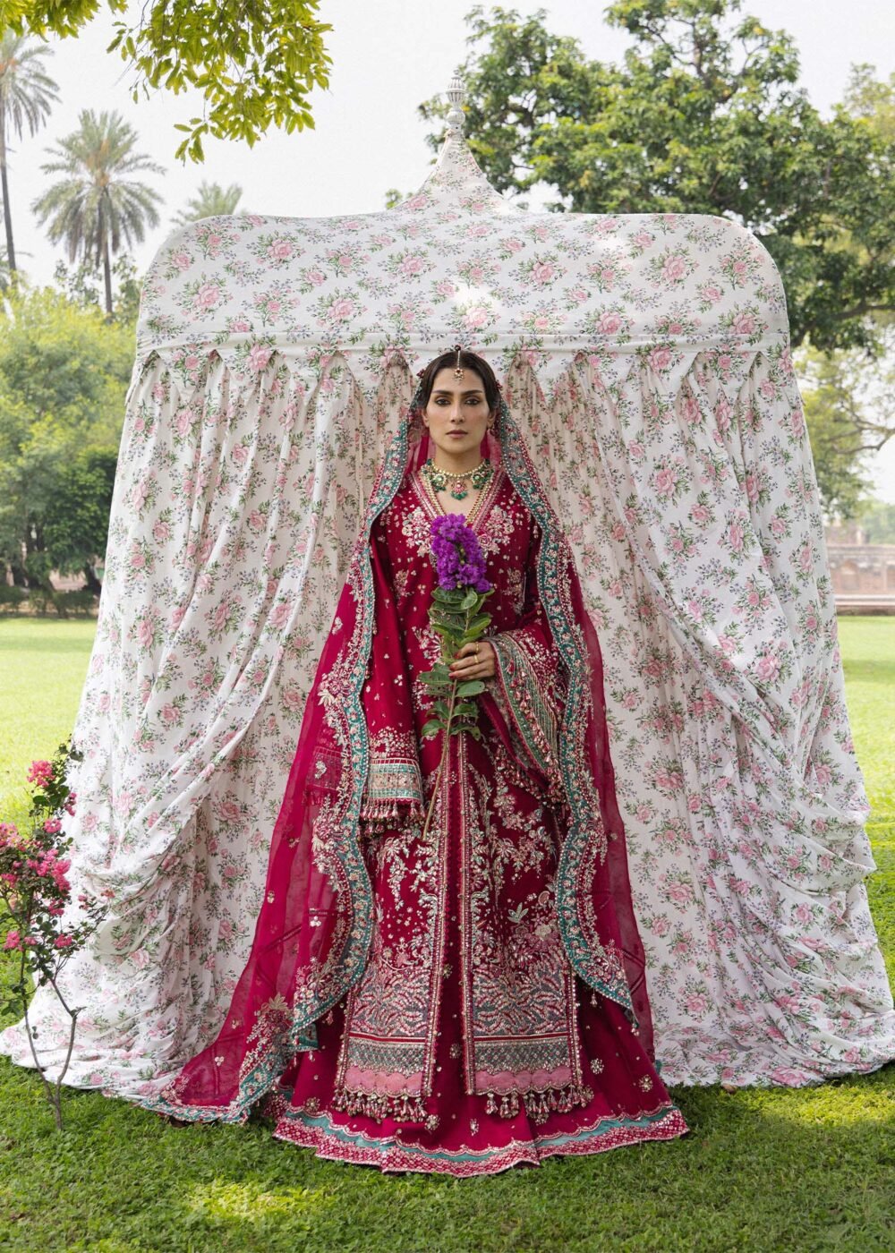 Hussain Rehar Sher Bano ready to wear suit front view