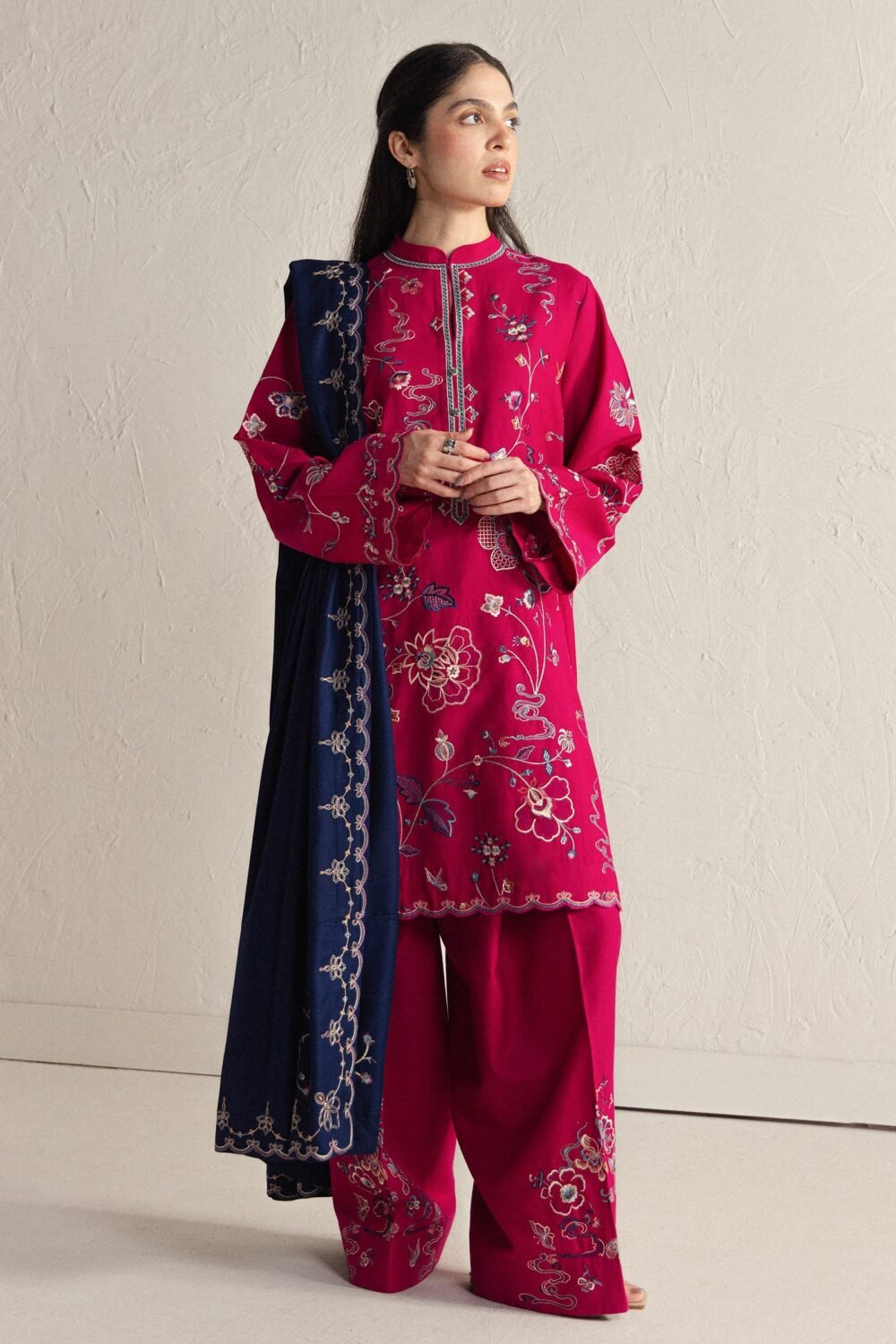Zara Shahjahan NAIRANG-8B ready to wear suit front view