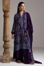Zararshahjahan BANAFSHA-D10 ready to wear suit front view