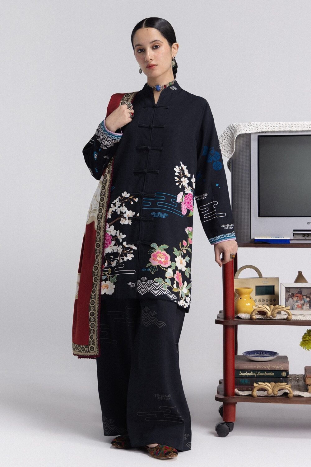 Zara Shahjahan Hana-2A ready to wear suit front view