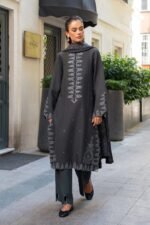Rang Rasiya Slate ready to wear suit front view