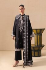 Qalamkar QPW-02 (A) Laiza ready to wear suit front view