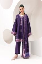 Qalamkar QPW-09 (A) Ramsha ready to wear suit front view