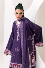 Qalamkar QPW-09 (A) Ramsha embroidered detail