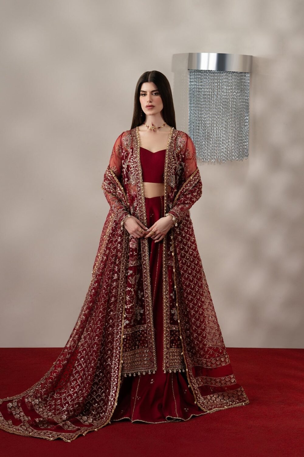 Afrozeh Florentine ready to wear suit front view