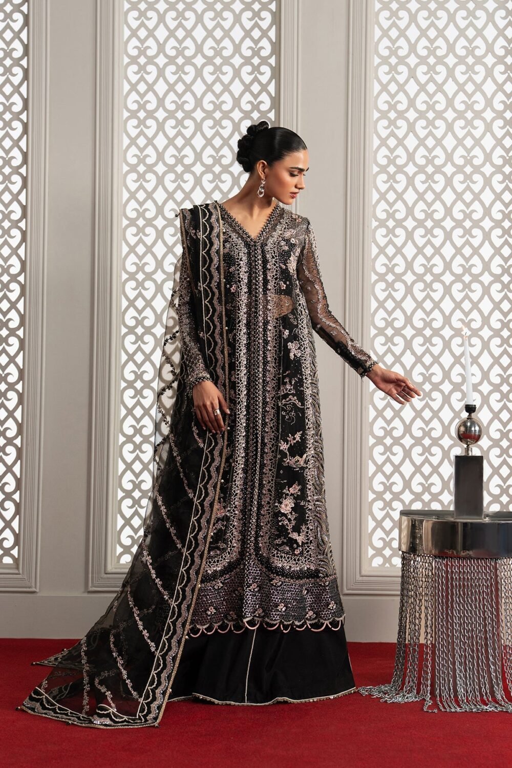 Afrozeh Magnifique ready to wear suit front view