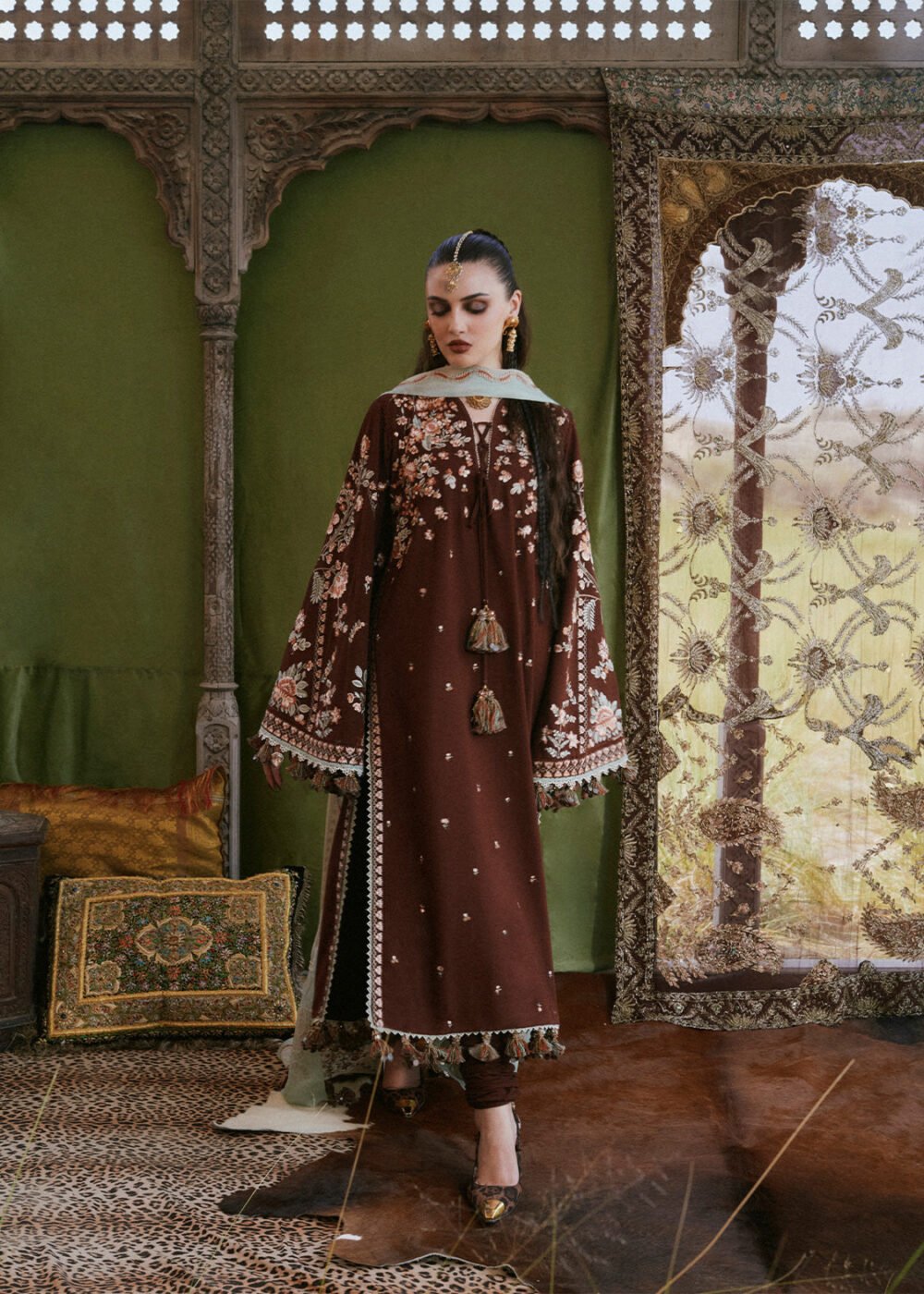 Hussain Rehar Maya ready to wear suit front view