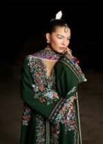 Hussain Rehar Celadon embroidered detail