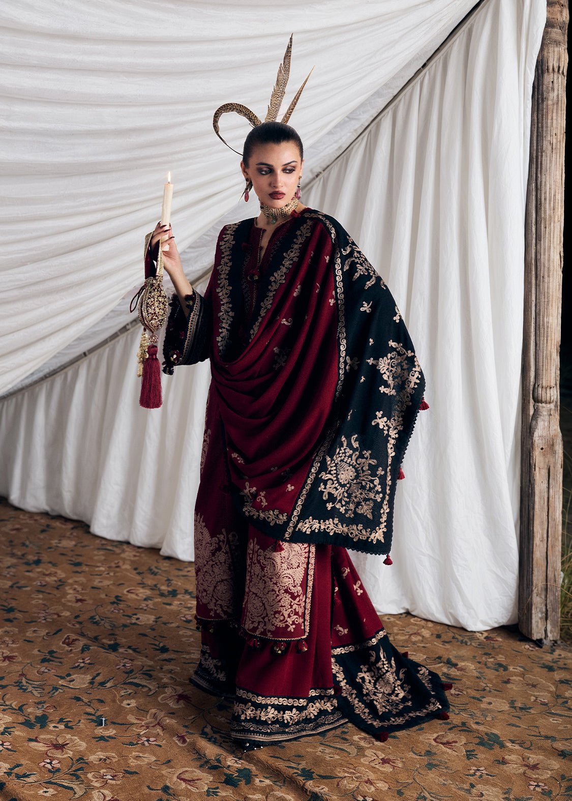 Kot Radha Kishan Hussian Rehar | Rubeus - Fabric Detail