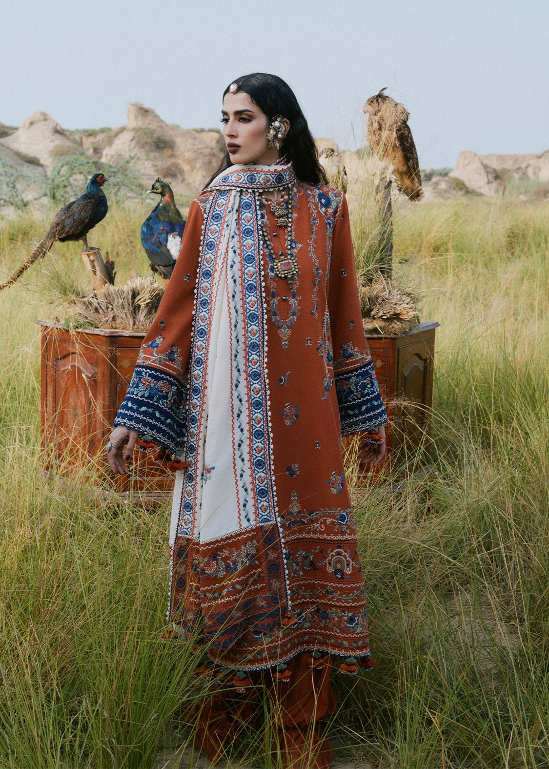 Hussain Rehar Noori ready to wear suit front view