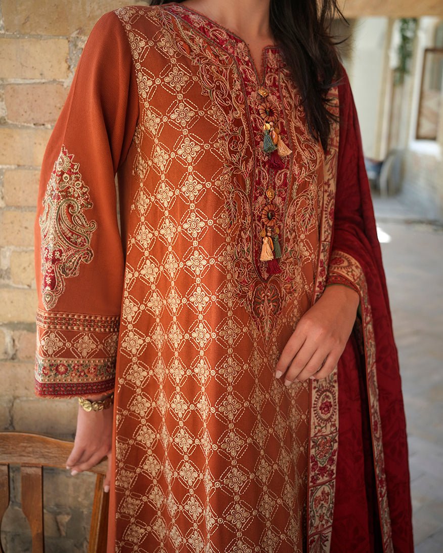 Rumi Sunset - Fabric Detail