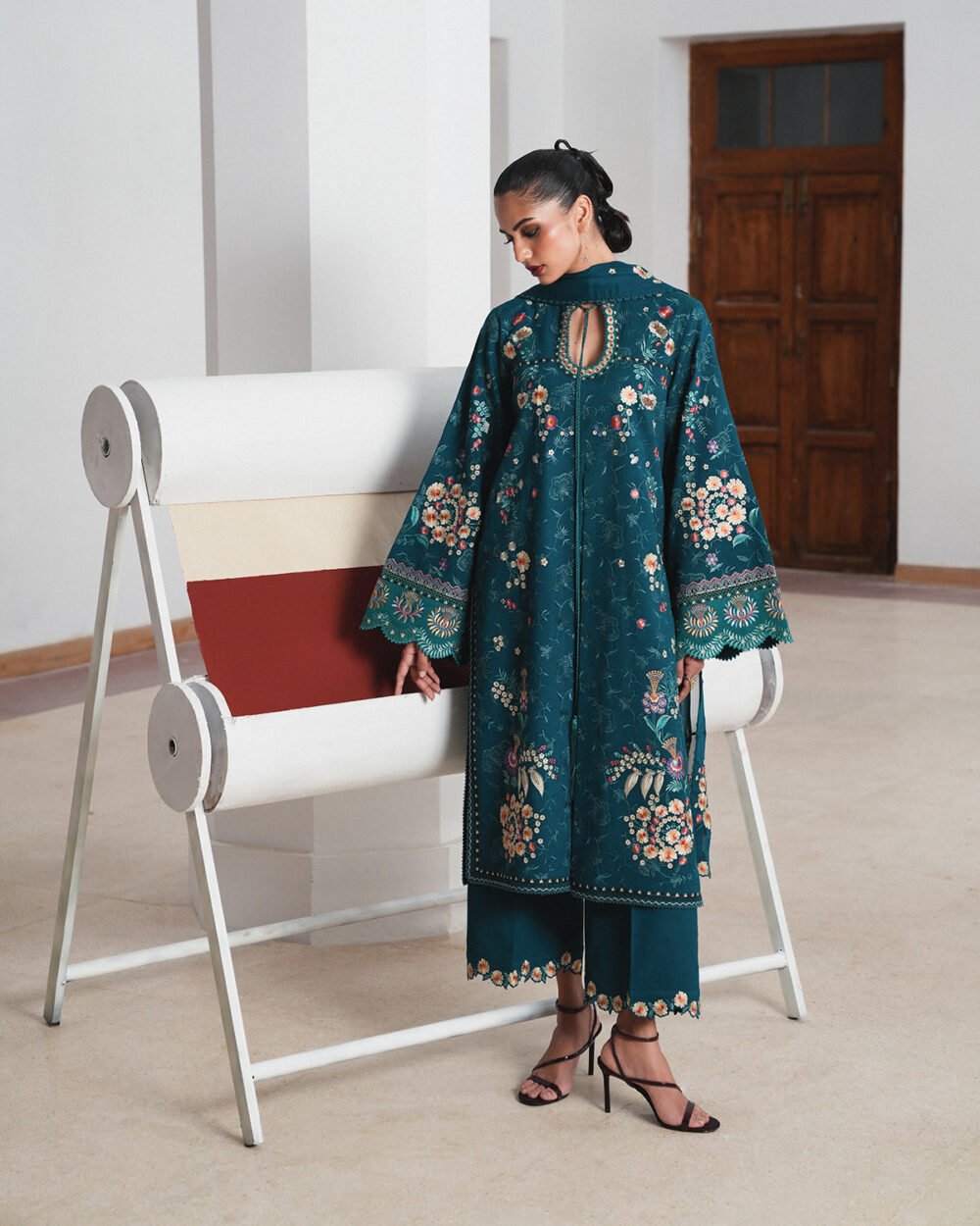 Jugnu Lahore Baagh ready to wear suit front view